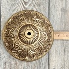 Vintage Ornate Brass Chandelier Part Canopy Spain