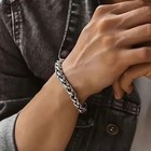Mexican-style Silver Unisex Vintage Bracelet  Punk  Casual  Alloy  Mint