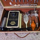 Antique 1960s Tefra Violet Ray Tesla Machine W  Glass Electrodes   Case Quack