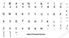 English Us Transparent Keyboard Stickers With Black Lettering For Pc Computer   
