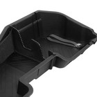 For 07-19 Chevy Silverado Gmc Sierra Crew Cab Rear Underseat Storage Box Black