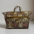 Vintage Leisure 3pc Tapestry Luggage Set   Weekender  Garment Bag    Train Case