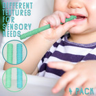 Baby Hollow Teething Tubes - Soft Silicone Teether Toys Bpa Free Food Grade Sili