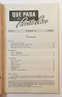 Vintage Tourist Magazine   Guide   Que Pasa In Puerto Rico   Sept 1956