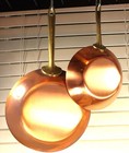 Nib Paul Revere Ware Usa Solid Copper Pot Set Of 2 6 8 Skillet Fry Pan Limited