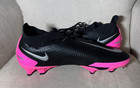Nike Mens 13 Phantom Gt Academy Df Fg Mg Black Pink Cw6667-006 Soccer Cleats