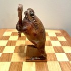 Taxidermy Frog Folk Art Real Authentic Vintage Guitar Player