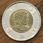2017 Glow In The Dark Canada  2 Toonie   75  Off Combined Shipping   Exact Coin
