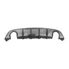 Carbon Fiber Look Rear Bumper Diffuser Hellcat Style For 15-23 Dodge Charger Srt