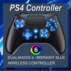 Button-rgb Wireless Controller For Sony Playstation Ps4 Pro slim Black White