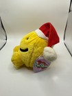 Rare 1994 Swibco Puffkins Happy Stuffed Plush Yellow Smiley Face Christmas