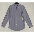 Polo Ralph Lauren Men s Small Classic Fit Button-down Shirt Blue Gingham New