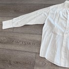 Giorgio Armani Tuxedo Shirt Mens 15 32 33 White Bib Front Band Collar Formal