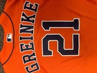 Zack Greinke 2019 Houston Astros Team Issued  worn  Jersey 150th Patch Mlb Auth
