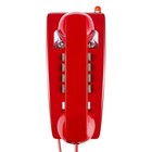Vintage Wall Mount Corded Phone With Light Indicator - Retro Telephone For Home 