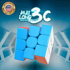 3x3x3 Speed Cube stickerless Magic Cube  Smooth Turning Puzzle Box With Anti-sti