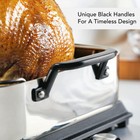 Kitchenaid 5-ply Clad Stainless Steel Roasting Pan roaster With 