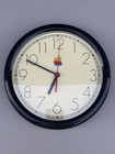 Rare Vintage Genuine Apple Computer Rainbow Logo 10    Wall Clock 1990   s Works 