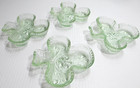 Vintage Tiara By Indiana Glass Club Card Ashtrays Set Of 4 Nuts Mints Dishes