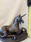 Vintage Beautiful Magical Solid Ceramic Laying Down Unicorn Figurine