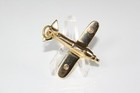 Airplane   Polished Brass   Antique Reproductions Lot Of Three   Great For Gifts