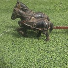Arcade Mfg  Co  Cast Iron Mccormick Deering Horse Drawn Wagon Farm Vehicle Toy