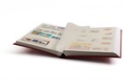 Lighthouse Stamp Collecting Stock Book Red Album 9 X 12 64 White Pages A4 Gift 
