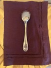 Antique Vanderslice   Co  geo  C  Shreve   Co Silver Beaded Sugar Shell Spoon