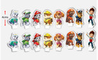 16x Paw Patrol Characters Edible Wafer Card Cupcake Toppers Decorations Uncut