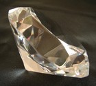 60mm Feng Shui Clear Diamond Shape Crystal Paperweight