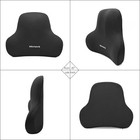 Memory Foam Seat Cushion W lumbar Support Pillow For Back   Sciatica Pain Relief