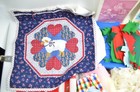 Vtg Huge Mixed Lot Of Misc Crafting Items Sewing Notions Lamp Pillow Ornaments