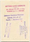 Pensao Modelo Residencial Lisboa Portugal Vintage Hotel Luggage Label