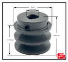 Double Groove V-belt Pulley 5 8 Bore  2 Od  Mechanical Power Transmission