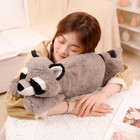 Raccoon Animal Soft Plush Toy Sleeping Pillow Stuffed Doll