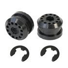 2pcs Transfer Case Shift Linkage Bushing With E-clips Fit For Dodge Ram 1500