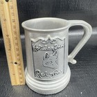 Vintage Holiday Inn Red Fox Metal Stein Mug Cup Barware Beer Mug Fox Logo Mug