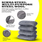 Steel Wool Grade 0000 - 16 Pcs Finest Grade For Furniture Cleaning  Mice Control