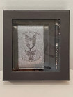 Eagle Scout Gift Set Black Leather Wallet Eagle Head Ballpoint Pen  New In Box