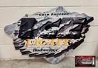 Vtg  1990 s Budweiser Bud Ice Light Beer Sign