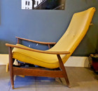 Original Milo Baughman For Thayer Coggin Mcm Danish Modern Recliner Chair