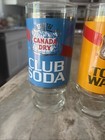 Lot Of 3 Used Canada Dry Club Soda Tonic Water Advertising Glass Tumblers
