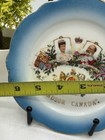Antique 1902 King Edward Vii Queen Alexandra Coronation Plate Windsor Canada