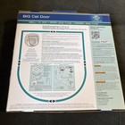 Petsafe Big Cat Door Exterior 4 Way Lock Clear Flap Up To 25 Lbs New