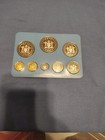 1975 Belize Coinage Proof Set With Certificate 8 Piece