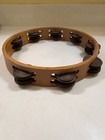 Vintage antique 10 Inch Folk Art Tambourine