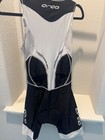 Orca Men s Triathlon Suit Size S Black White Sleeveless Front Zip