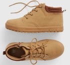 Gap Lightweight Memory Foam Boots  Lace-up Hiking Brown Boys Kids   New
