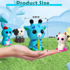 Jumbo Squishies Slow Rising  8 Pack Animal Squishy Toys Cream Scented Squishies 