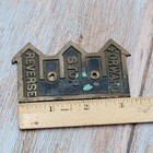 Antique Bronze Machine Switch Legend Tag Plate Forward Stop Reverse 3 5 